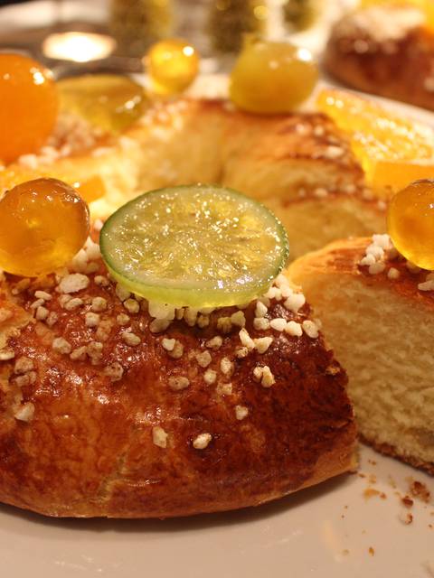 Gâteau des Rois aux fruits confits d'Apt