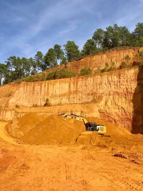 Ocres en Luberon | Carrière d'Ocre | Société des Ocres de France à Apt