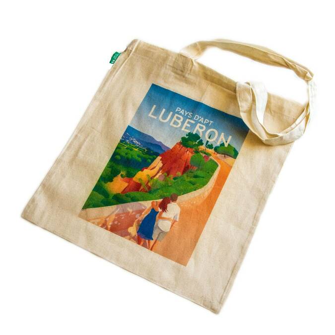 Sac en jute - Visuel Vintage Luberon