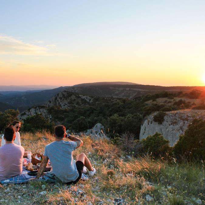 Verre de vin du Luberon | Sunset |Coucher du soleil | Pique-Nique