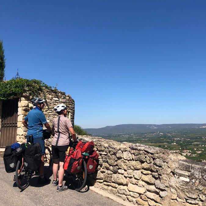 Cycliste | vue | Ventoux